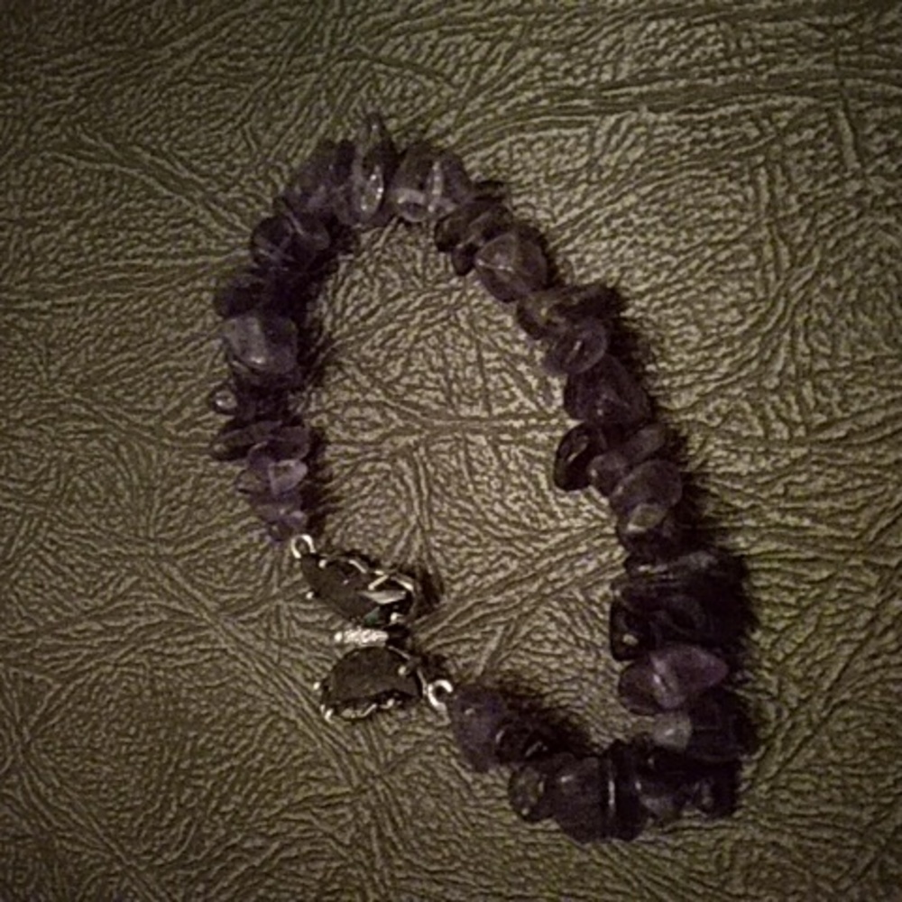 Purple Butterfly 🦋  Stretch Bracelet